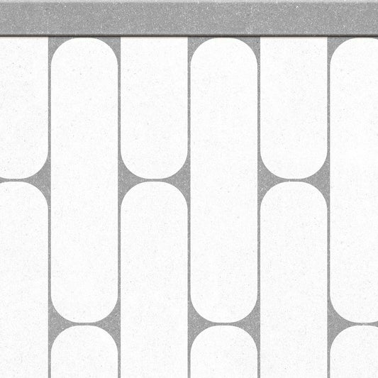 【サンプル】はがせる壁紙 シールタイプ Room No.0 ローワーウォールシート Lower wall sheet Geometric Step Light TRN-LWS12