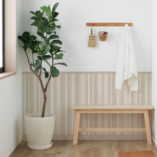 はがせる壁紙 シールタイプ ローワーウォールシート Lower wall sheet ミックスウッド ライト TST-LWS21