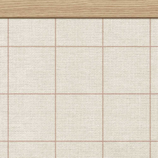 【サンプル】はがせる壁紙 シールタイプ SLOW TiME ローワーウォールシート Lower wall sheet ファブリックチェック レッド TST-LWS25