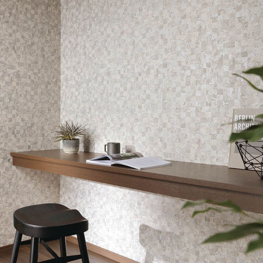 生のり付き【10mパック】国産壁紙 クロス / シンコール / パターン柄 BA-7323