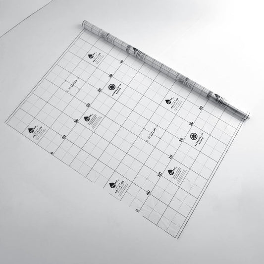 目盛り付き透明フィルム 【1m単位切り売り】