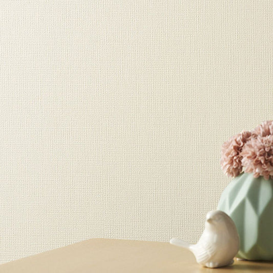 BB-2112 壁紙 のり付き クロス / シンコール / ベスト ベージュの無地【30mパック】