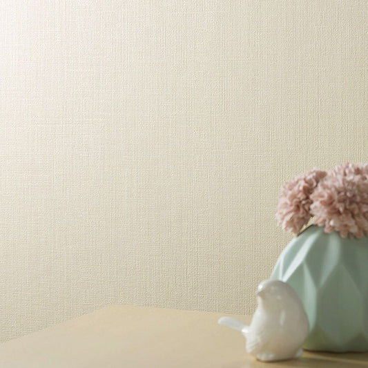 BB-2117 壁紙 のり付き クロス / シンコール / ベスト ベージュの無地【30m+施工道具セット】