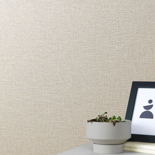 BB-2158 壁紙 のりなし クロス / シンコール / ベスト ベージュの無地【50m巻】