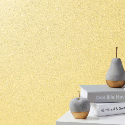 BB-2329 壁紙 のり付き クロス / シンコール / ベスト イエローの無地【10m+施工道具セット】