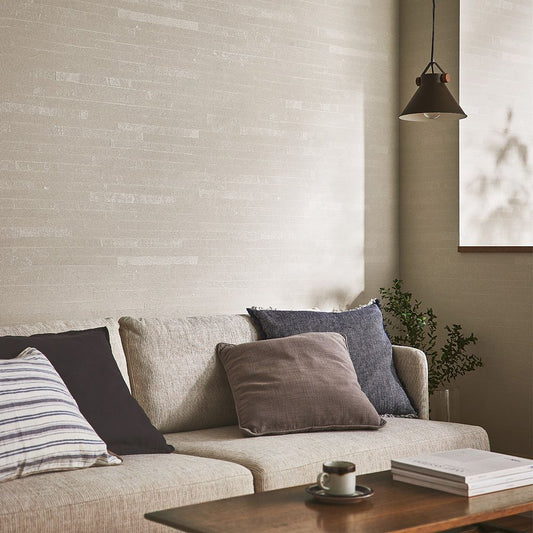 BB-2441 壁紙 のりなし クロス / シンコール / ベスト タイル柄【1m単位切り売り】