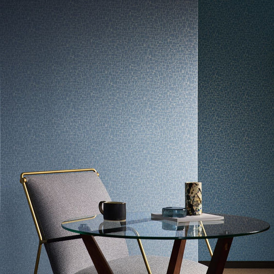 BB-2556 壁紙 のり付き クロス / シンコール / ベスト ブルーの無地【10m+施工道具セット】