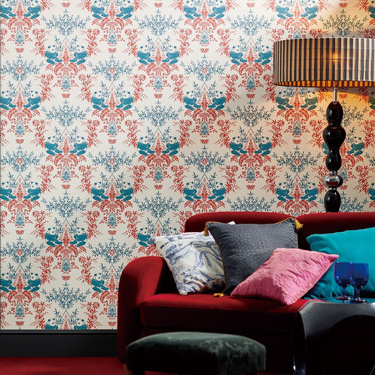 BB-2676 壁紙 のりなし クロス / シンコール / ベスト アニマル【50m巻】