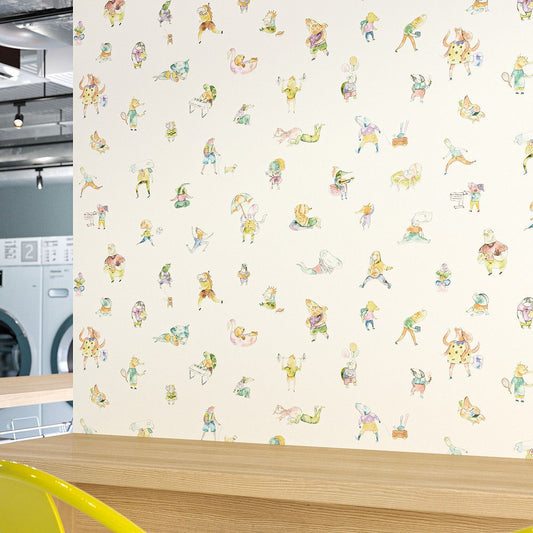 BB-2681 壁紙 のり付き クロス / シンコール / ベスト アニマル【10m+施工道具セット】