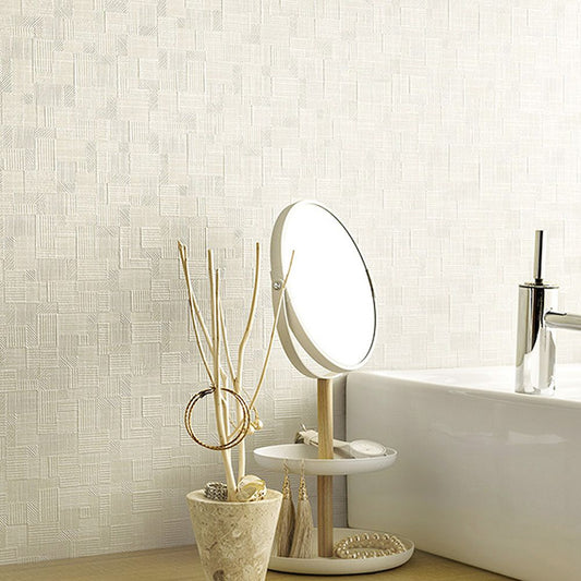 BB-2691 BA-7335 壁紙 のり付き クロス / シンコール / ベスト ホワイトの無地【15m+施工道具セット】