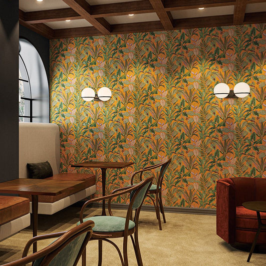 BB-2708 壁紙 のりなし クロス / シンコール / ベスト ボタニカル【1m単位切り売り】