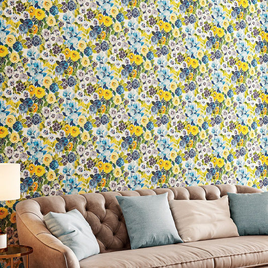 BB-2715 壁紙 のり付き クロス / シンコール / ベスト 花柄【30mパック】