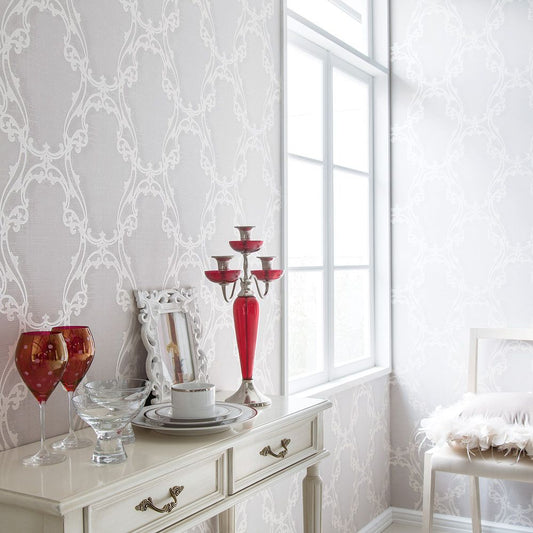 BB-2742 壁紙 のりなし クロス / シンコール / ベスト パープルの無地【50m巻】