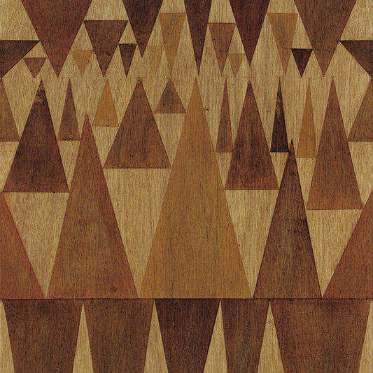 【サンプル】 リメイクシート 貼ってはがせる 「Hatte me! (ハッテミー)」 スドウPユウジ デザイン / WOOD PATCH ウッドパッチ / BGTR01 三角デザイン-大