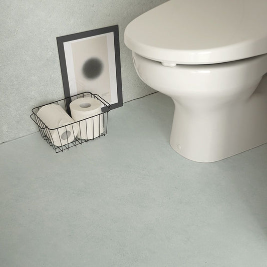 貼ってはがせる クッションフロア シールタイプ Room No.0 モノコンクリート (88cm×176cmサイズ) CRN-MN02 シルバーグレー