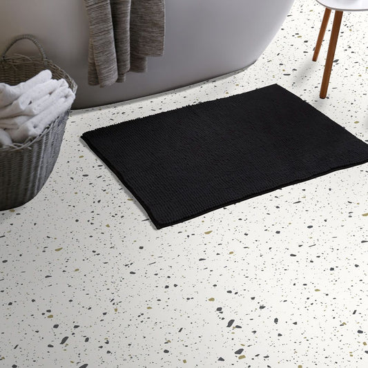 貼ってはがせる クッションフロア シールタイプ Room No.0 モノテラゾー (88cm×176cmサイズ) CRN-TR03 ムーン