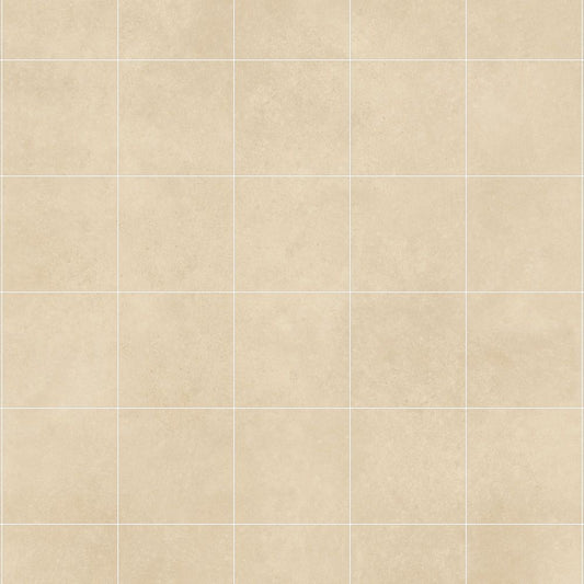 【サンプル】 貼ってはがせる クッションフロア SLOW TiME ナチュラルコンクリート フロアタイル (88cm×176cmサイズ) CST-NCT05 ベージュ