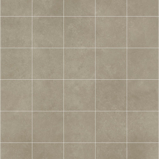 【サンプル】 貼ってはがせる クッションフロア SLOW TiME ナチュラルコンクリート フロアタイル (88cm×176cmサイズ) CST-NCT06 ダークベージュ