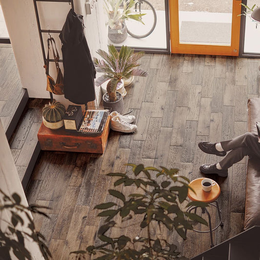 約91cm幅 土足OK ハードタイプ クッションフロア【91cm×10m巻 2本セット】 東リ / 木目柄 CF-3728