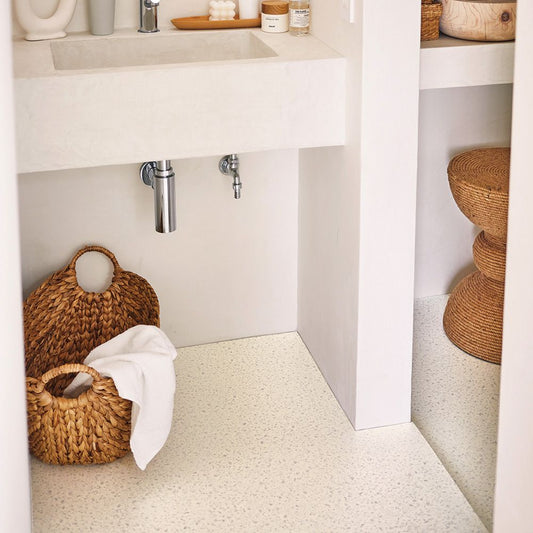 約91cm幅 住宅用 クッションフロア【91cm×10m巻 2本セット】 東リ / タイル柄 CF-9679