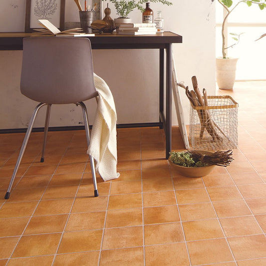 約91cm幅 住宅用 クッションフロア【91cm×10m巻 2本セット】 東リ / タイル柄 CF-9680