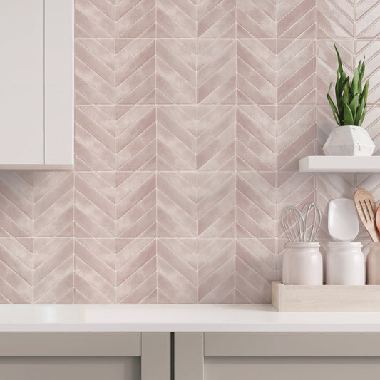 Smart Tiles(スマート・タイルズ) Chevron Tiles Viby/ SM1253G-04-QG 4枚セット