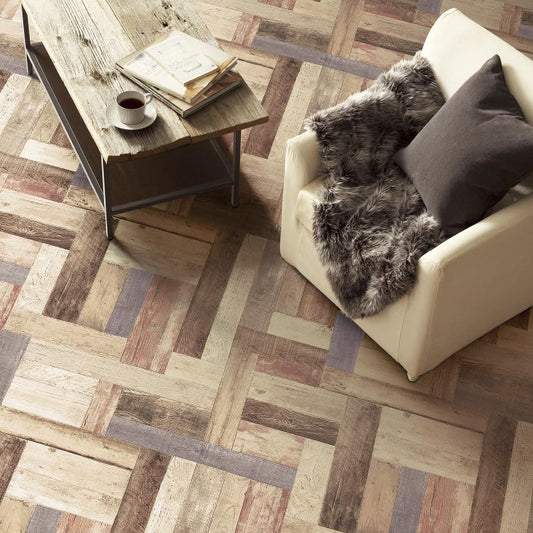 約100cm幅 土足OK ハードタイプ クッションフロア【100cm×10m巻 2本セット】 サンゲツ / 木目柄 CM-12274