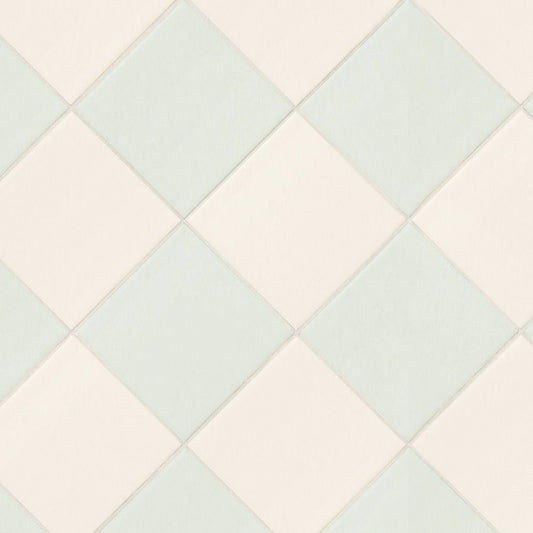 【サンプル】貼ってはがせる クッションフロア シールタイプ Mon Sucrier メルヘンタイル ドルチェダイヤ CMS-DD01 ミルキーブルー