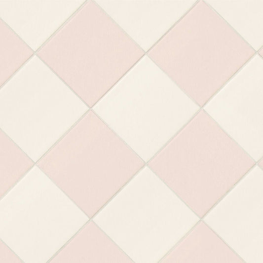 【サンプル】貼ってはがせる クッションフロア シールタイプ Mon Sucrier メルヘンタイル ドルチェダイヤ CMS-DD02 ミルキーピンク