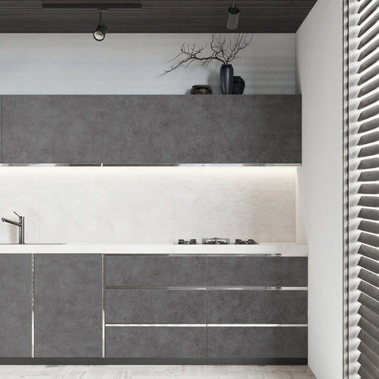 貼ってはがせる シール壁紙 「Hatte me! (ハッテミー)」 リメイクシート コンクリート (65cm×2.6mサイズ) CONC-05 / Night