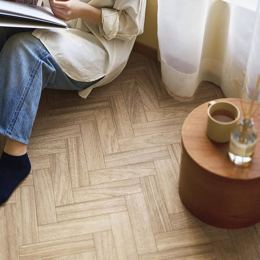 約91cm幅 住宅用 クッションフロア【91cm×10m巻 2本セット】 シンコール / ヘリンボーン柄 E-1047