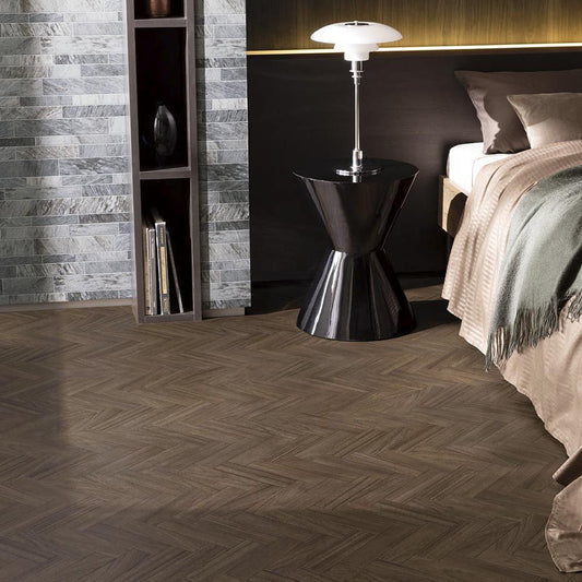 約91cm幅 住宅用 クッションフロア【91cm×10m巻 2本セット】 シンコール / ヘリンボーン柄 E-1049