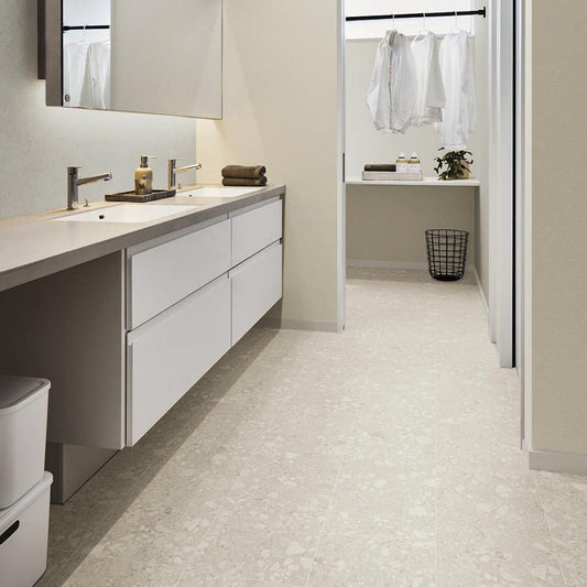 約91cm幅 住宅用 クッションフロア【91cm×1m以上10cm単位で切売り】 シンコール / 石目柄 E-1055