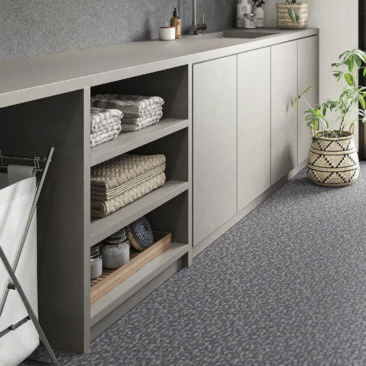 約91cm幅 住宅用 クッションフロア【91cm×10m巻 2本セット】 シンコール / タイル柄 E-1117