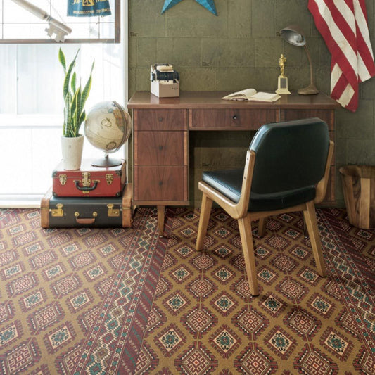 約91cm幅 住宅用 クッションフロア アクメファニチャー【91cm×10m巻 2本セット】 シンコール / パターン柄 E-1153