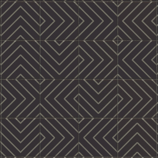 【サンプル】貼ってはがせる 床リメイクシート「Hatte me Floor (ハッテミーフロア)」モノクロタイル柄 FL-MNCT-02 ブラック 【1013】