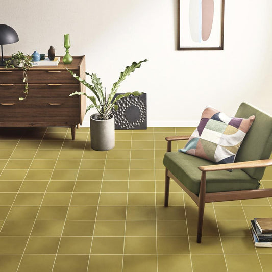 約91cm幅 住宅用 クッションフロア【91cm×1m以上10cm単位で切売り】 サンゲツ / タイル柄 HM-12039