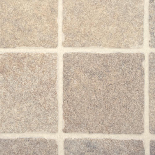 約91cm幅 住宅用 クッションフロア【91cm×10m巻 2本セット】 サンゲツ / タイル柄 HM-12042