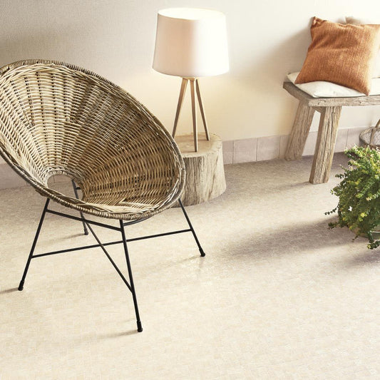 約91cm幅 住宅用 クッションフロア【91cm×10m巻 2本セット】 サンゲツ / タイル柄 HM-12043