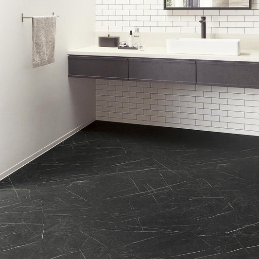 約91cm幅 住宅用 クッションフロア【91cm×10m巻 2本セット】 サンゲツ / 大理石柄 HM-12050