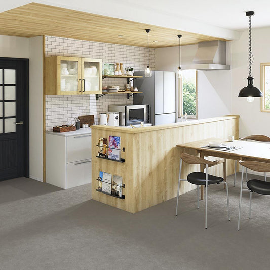 約91cm幅 住宅用 クッションフロア【91cm×10m巻 2本セット】 サンゲツ / コンクリート柄 HM-12144