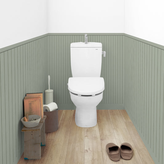 拭ける腰壁シート カラーウッド グリーン (100cm×41cm 3枚セット) 貼ってはがせる Hatte me! (ハッテミー)