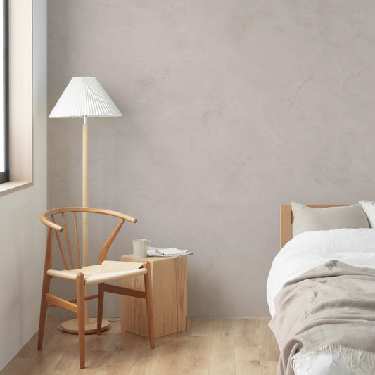 貼りやすいフリース壁紙(のりなし) SLOW TiME Lime Wash (49cm×3mサイズ) NST-LW08 Light Pink Beige