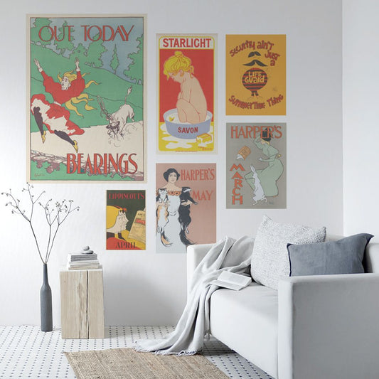 セット買いで超お得! Hattan Art Poster ハッタン アートポスター アソートパック 赤文字中毒セット