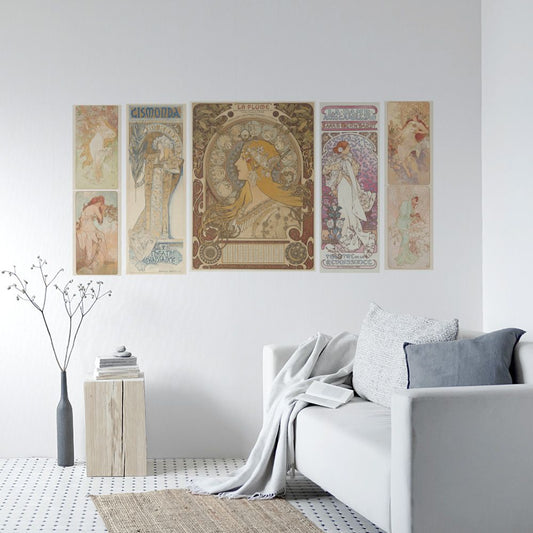 セット買いで超お得! Hattan Art Poster ハッタン アートポスター アソートパック 溺れるミュシャセット