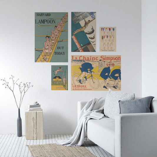 セット買いで超お得! Hattan Art Poster ハッタン アートポスター アソートパック スポーツマンセット