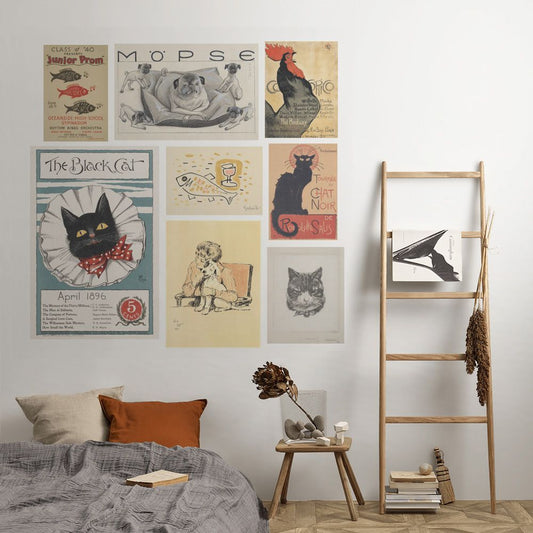 セット買いで超お得! Hattan Art Poster ハッタン アートポスター アソートパック わいわいアニマルセット