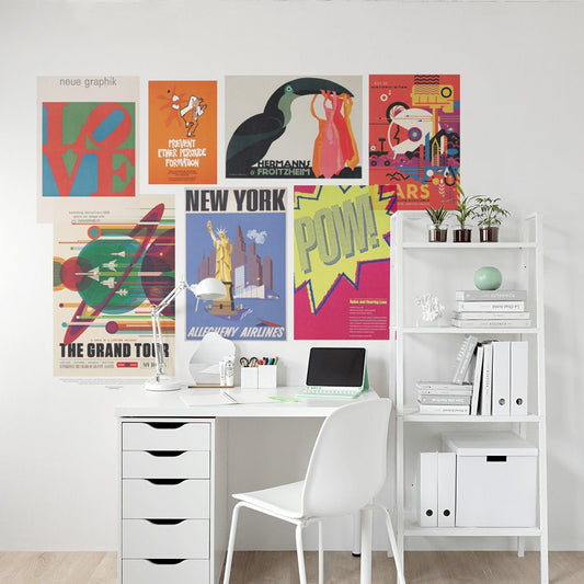 セット買いで超お得! Hattan Art Poster ハッタン アートポスター アソートパック POPにはじけるセット