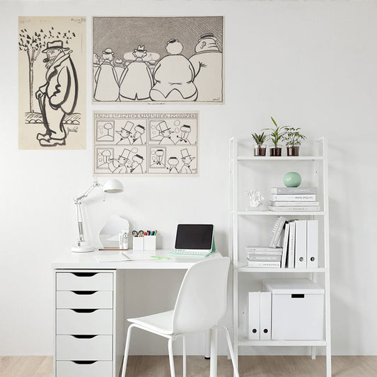 セット買いで超お得! Hattan Art Poster ハッタン アートポスター アソートパック モノクロヒューマンセット