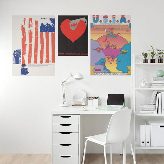 セット買いで超お得! Hattan Art Poster ハッタン アートポスター アソートパック サイケデリックアメリカセット